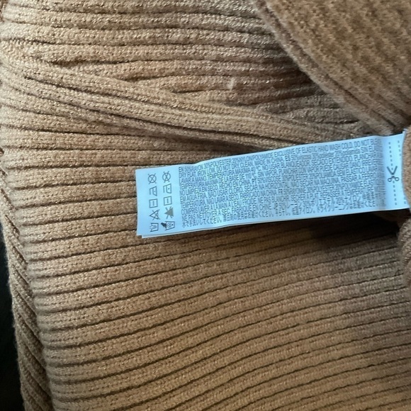 Forever 21 Mock Neck Long Sleeve Ribbed Sweater Dress Back Cutout Size XL - Picture 7 of 10